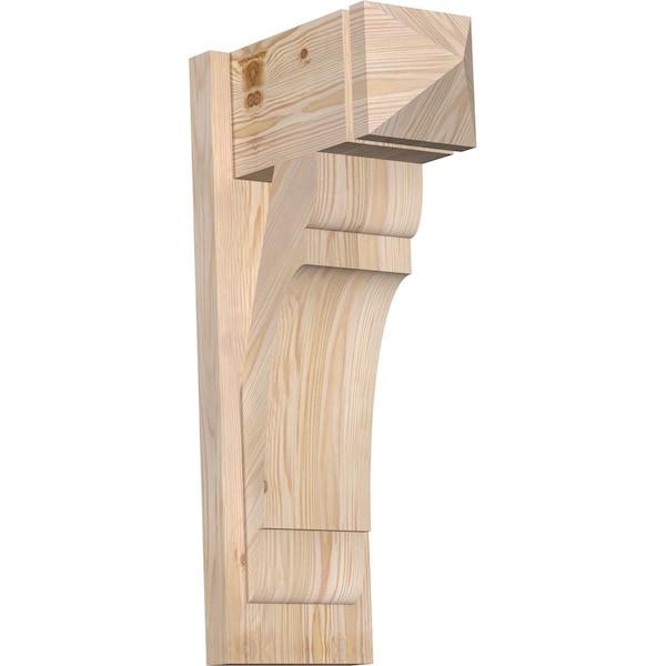 Ekena Millwork Olympic Arts & Crafts Smooth Outlooker, Douglas Fir, 7 1/2"W x 14"D x 26"H OUT08X14X26OLY03SDF - main